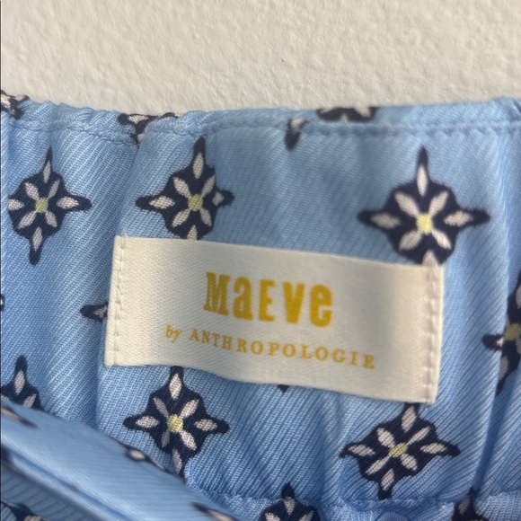 Anthropologie x Maeve Printed Pleated A-Line Culottes - Picture 4 of 6